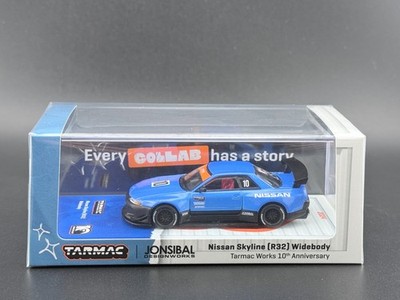 Tarmac Works Nissan Skyline (R32) Widebody Jon Sibal 10 Anniversary 1/64