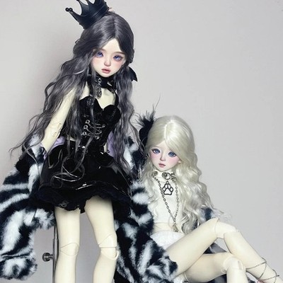 Cute Girl BJD Doll 1/4 Resin Jointed Bare Dolls with Eyes Face Makeup Toys Gift