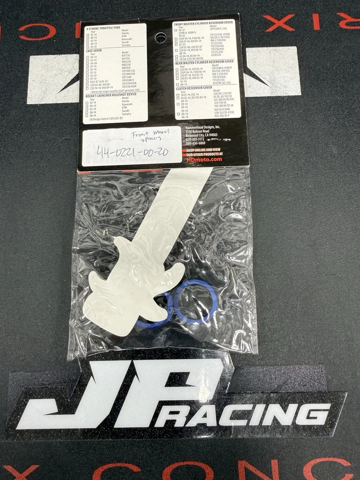 ¡NUEVO! Separadores de rueda delantera Hammerhead Designs Yamaha - azul 44-0221-00-20 YZ250 YZ Foto 3 de 4