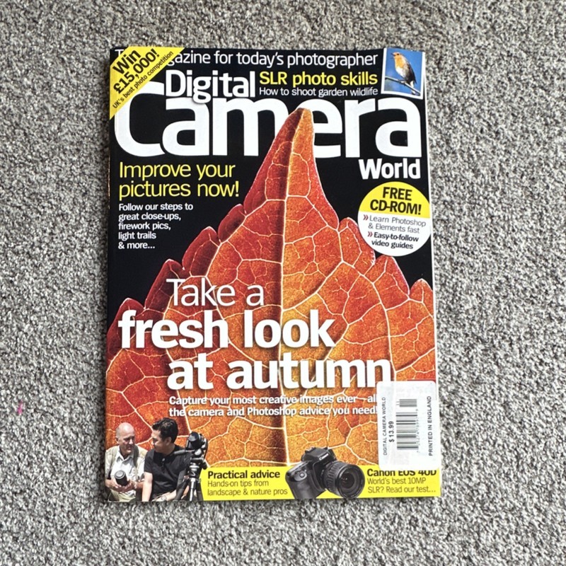 Digital Camera World November 2007 Illustrated Photography Magazine Shelbourne