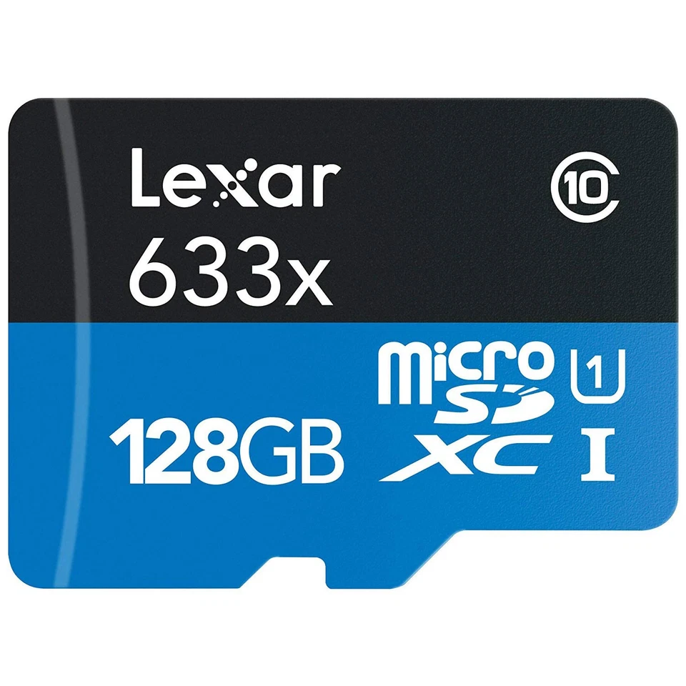 Tarjeta de memoria Lexar High-Performance 633x microSDHC/microSDXC UHS-I 128 GB Foto 2 de 4