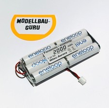 Senderakku für Hitec 2000 mAh Pro 7,2 Volt Aurora 9X Panasonic Eneloop Akku Guru
