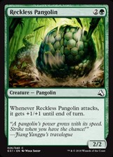 Reckless Pangolin 026/040 Near Mint GS1 Global Series Jiang Yanggu & Mu Yanling