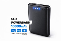Scx Powerbank 10000 Mah USB-C Dual Usb SchnellladegeräT Portable Charger