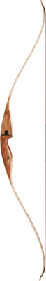 Bear Archery Grizzly Hunter Recurve RH 40lb Canary Wood and Clear Glass