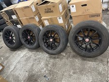 JAGUAR E-PACE X540 SET OF 17" ALLOY WHEELS WITH TYRES BJ32-1007-AE