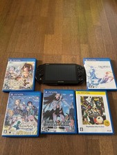 Sony PS Vita PCH-2000 Black Console Tested 5 Games Bundle Region Free Japan