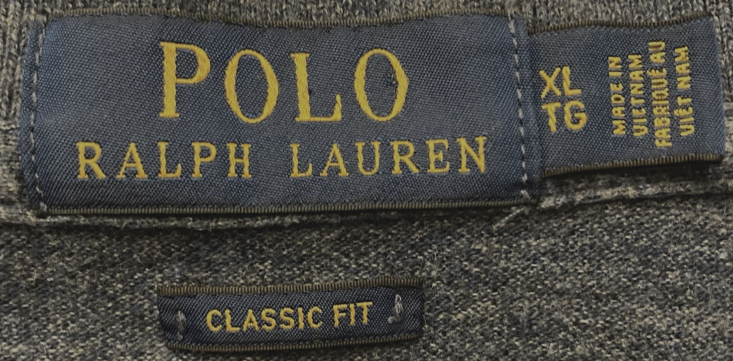 Polo by Ralph Lauren uomo cotone blu navy manica corta taglia XL camicia pony