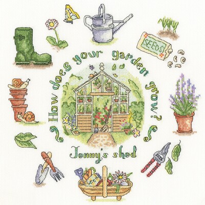 Bothy Threads ~ Counted Cross Stitch Kit ~ How Does Your Garden Grow ~ XAL13