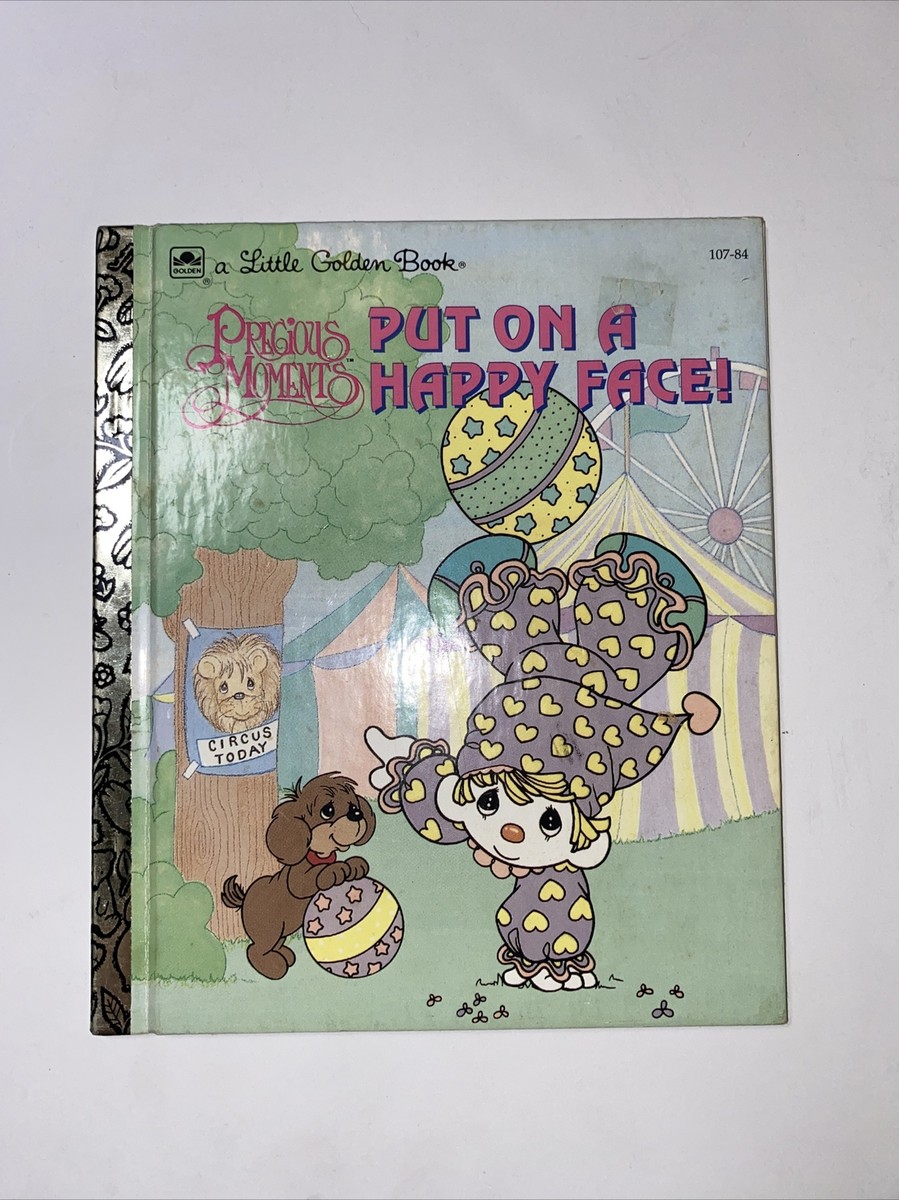 Precious Moments Put On A Happy Face Little Golden Book Vintage 1992 | eBay