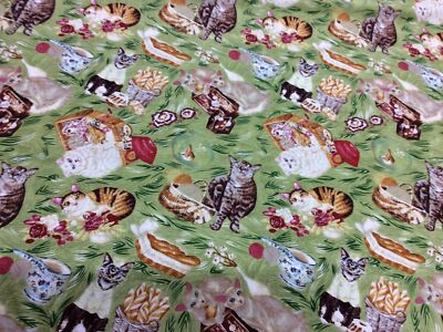 Stoff Freedom - Purrfect Katzen - 100% Baumwolle