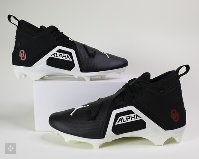 Nike Jordan Alpha Menace Pro 3 Oklahoma Football Cleats Men's Size 12.5-13 Wide