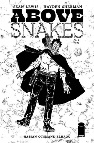Above Snakes #1 (Of 5) Cover C 1:10 Sherman Black & White Variant Comic Book NM