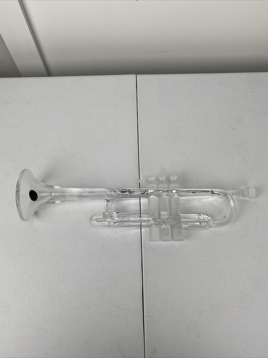 ロイヤル ド シャンパーニュ トランペット クリスタルガラス オブジェ