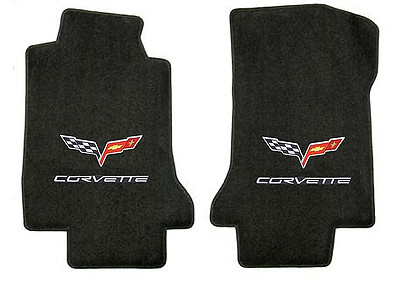 LLOYD MATS Velourtex FRONT FLOOR MATS 2007.5 to 2013 C6 Corvette HOOK ANCHOR