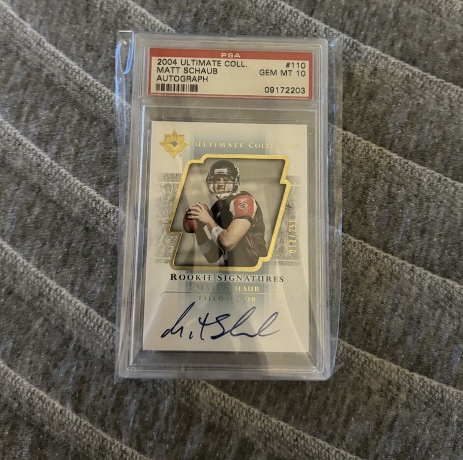 Matt Schaub Ultimate Collection #110 Autograph