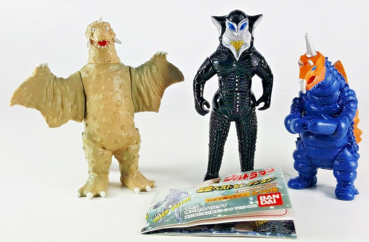 Ultraman HG Best Selection Gashapon Figure Kaiju set 2002 Bandai