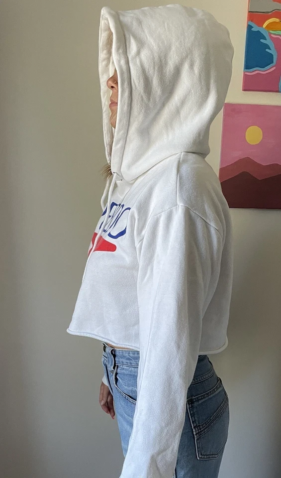 Sudadera corta Speedo para mujer mediana blanca. Forever 21 Foto 4 de 4