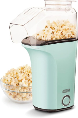 Hot Air Popcorn Popper Maker with Measuring Cup to Portion Popping Corn Kernels 