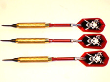 Soft Tip Darts 18 Gram Brass with Aluminum Spinning Shafts New 1191