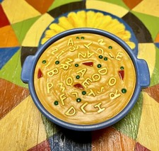 VTG FISHER PRICE MATTEL MINI BOWL OF ABC ALPHABET SOUP M.M.T.L. 2002  FPR-MTL