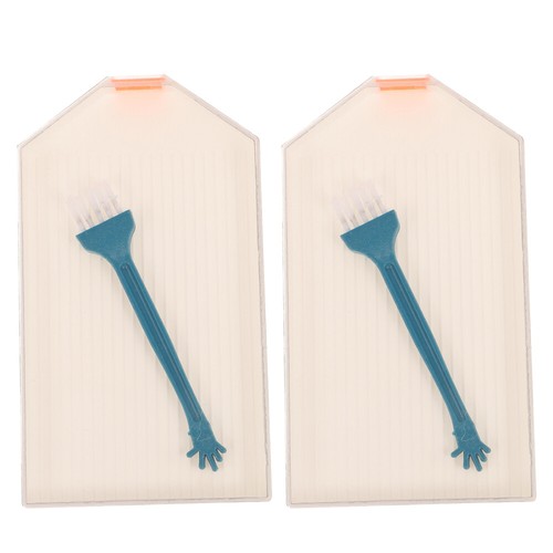 2 Sets Drilling Tool Rhinestones Tray Painting Trays Organizer with Lid