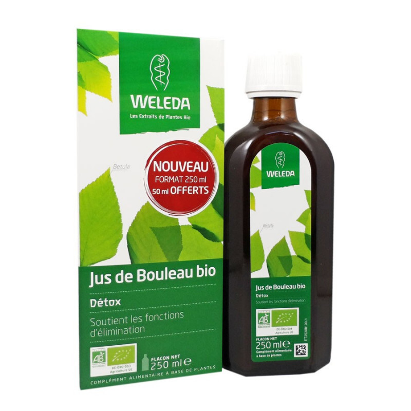 Jugo De Abedul Orgánico Weleda Desintoxicación 250 Ml