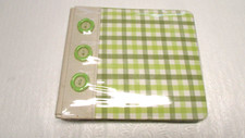 Green Plaid Photo Postbound Album 24 Pages 6" x 6" UNBRANDED