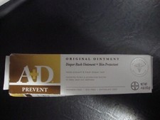 2 A D Original Prevent Diaper Rash Ointment Skin Protectant 4oz exp 07/2025