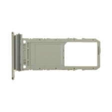 SIM Micro SD Card Tray for Samsung Galaxy Note 10 Silver Replacement Part