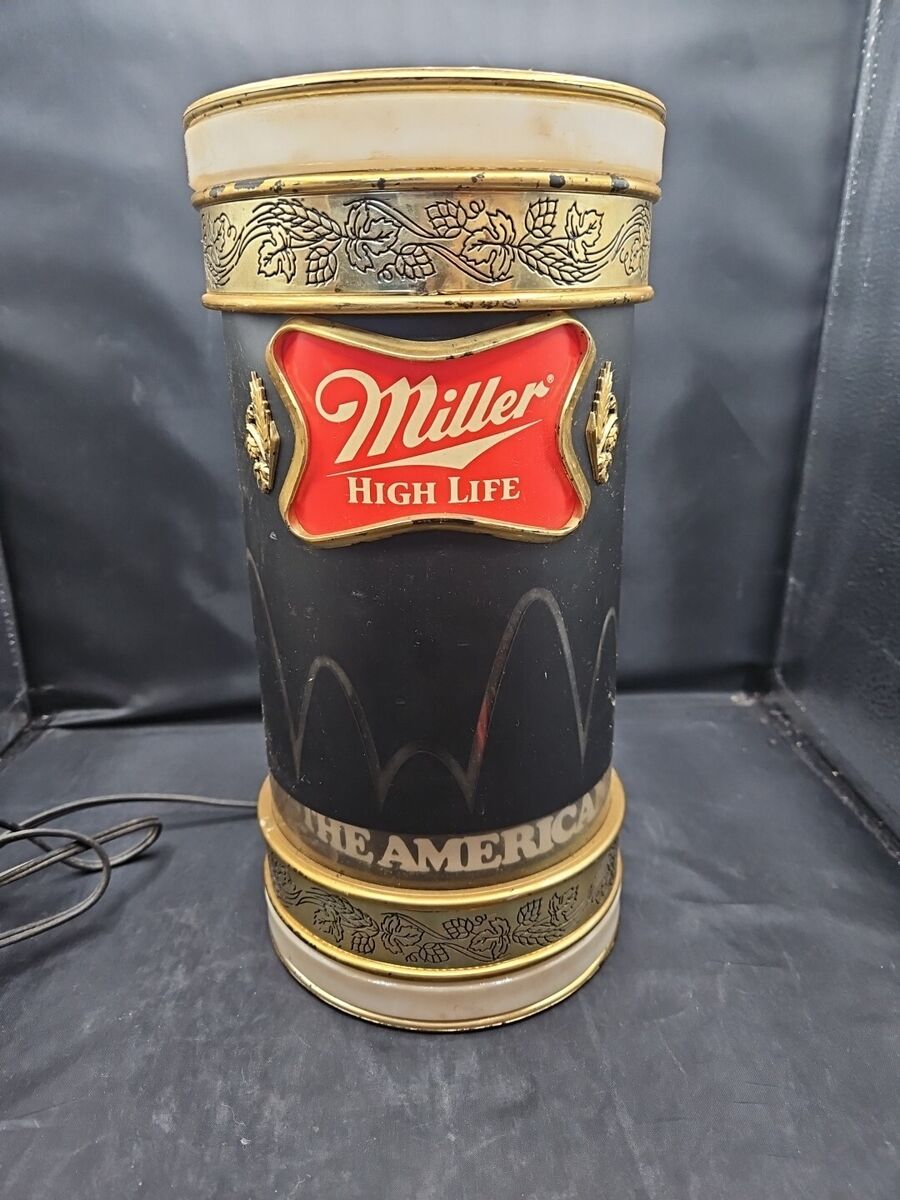 Vintage Light Up Miller High Life Rotating Sign | eBay Vintage Light Up Miller High Life Rotating Sign | eBay