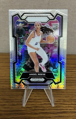 2024 Prizm Draft Picks ANGEL REESE Silver Hyper Rookie #38 LSU Chicago Sky