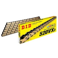 DID VX3 X-Ringkette Antriebskette offen G&B 520 Teilung 112 Glieder +Clipschloss