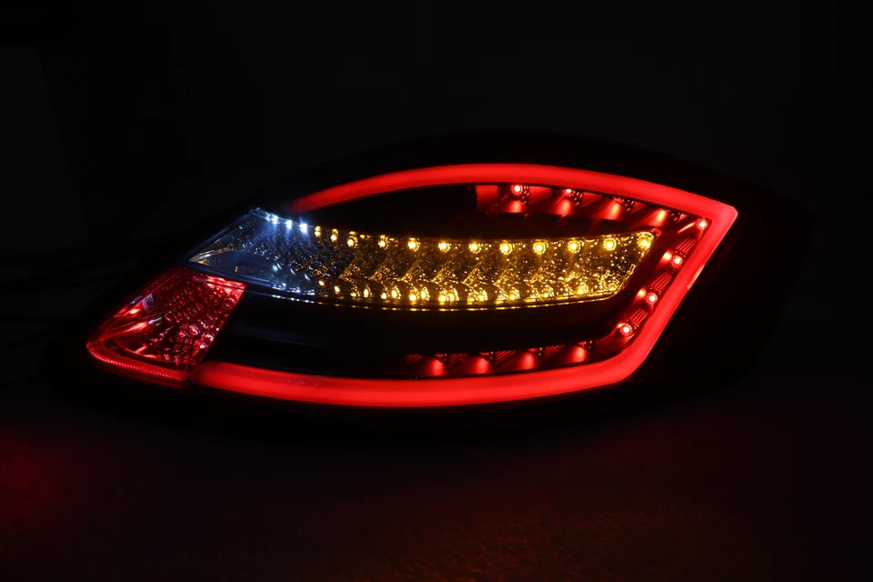 2005~06-2008-Porsche 987 Cayman/Boxster SEQUENTIAL SIGNAL LED Black Tail Light - Image 3 of 4