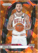 2024-25 Panini Prizm Lonzo Ball #75 Orange Prizm SP Chicago Bulls