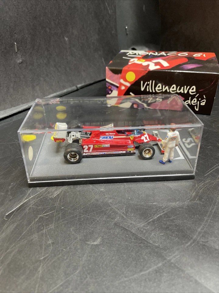 Brumm B 1/43 - F1 Ferrari 126 Ck Turbo Monaco Gp 1981 Villeneuve Limited Ed. 500 - Image 3 of 4