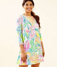 NWT Lilly Pulitzer Ophelia Dress Multi Fiesta Bamba XS Free Shipping