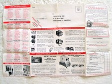 VINTAGE VIEW MASTER PRODUCT ORDER FORM from September 1962