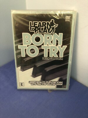 Learn To Play Born To Try - Delta Goodrem DVD R0 New Sealed