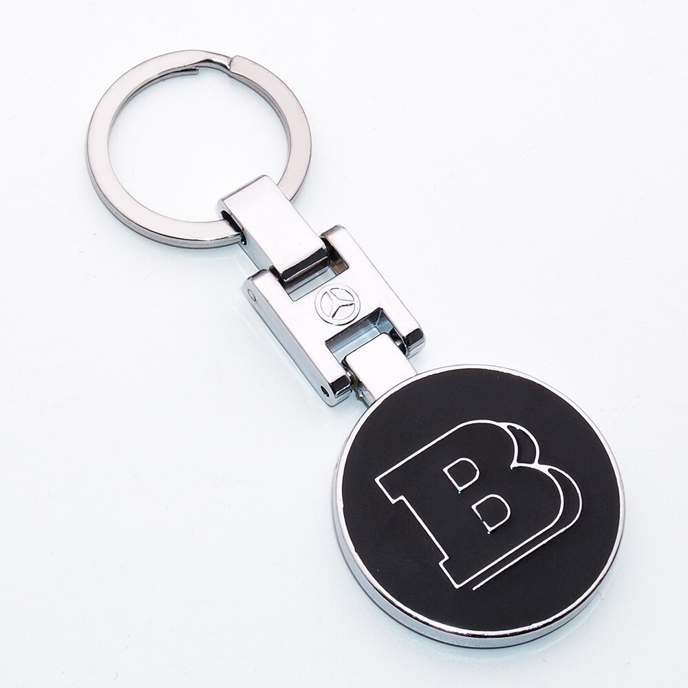 3D For Brabus AMG Sport Logo Alloy Car SUV Home Keychain Ring