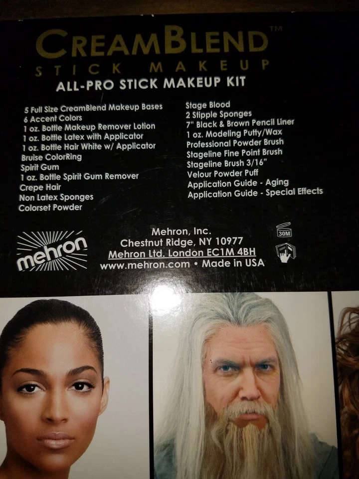 KIT DE MAQUILLAJE PROFESIONAL MEHRON CREAM BLEND MEDIANO Foto 3 de 4