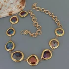 21" Freshwater Cultured Black Pearl Coin Shape Necklace