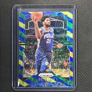 2019-20 Prizm JOEL EMBIID Blue Yellow Green Prizm #199