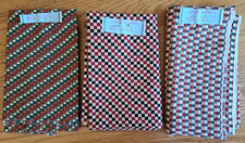 Three small bundles 100 Cotton Fabric Scrap, New pre-washed, actual item photos