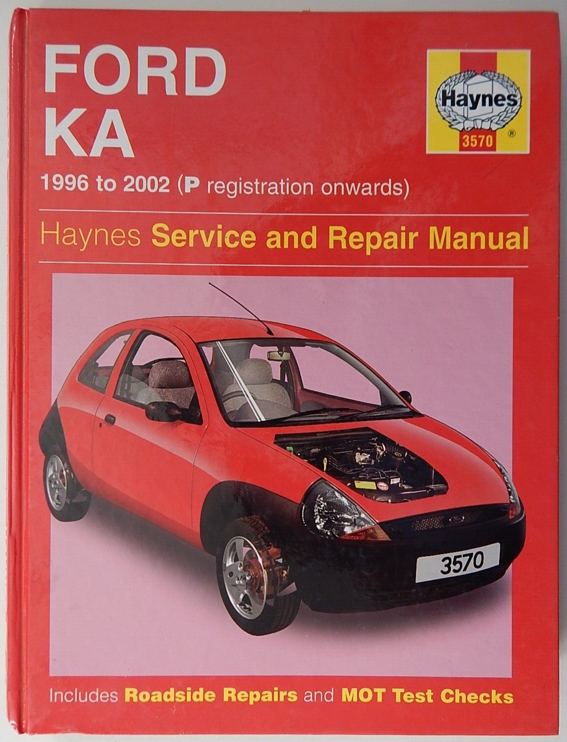 Haynes manual Ford Ka 1996 to 2002 P registration onwards 1299cc ref 3570