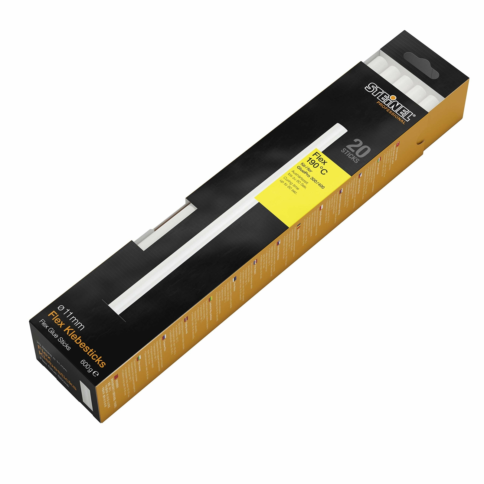 Cartucce Colla Flex Steinel 052423 Bianco 11mm per GluePRO 300/400