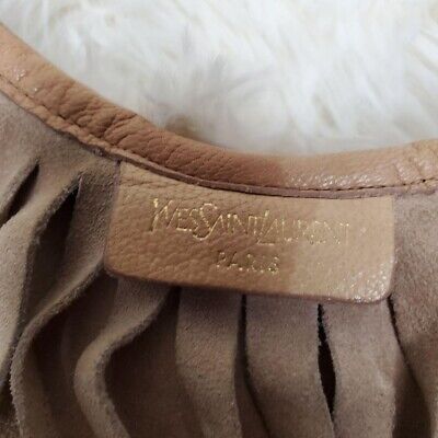 YVES SAINT LAURENT Rive Gauche Boheme Suede Fringe Shoulder YVES SAINT LAURENT Rive Gauche Boheme Suede Fringe Shoulder