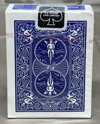 Bicycle Rider Back Poker Playing Cards Blue - Picture 2 of 5