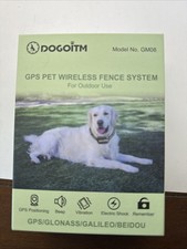 DOGOITM Wireless GPS Pet Fence System - For Outdoor Use - Electric Collar - New