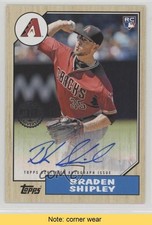 2017 Topps 1987 Rookie and All-Star Edition Braden Shipley Auto READ 0w8